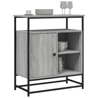 Sideboard Grau Sonoma 69x35x80 cm Holzwerkstoff