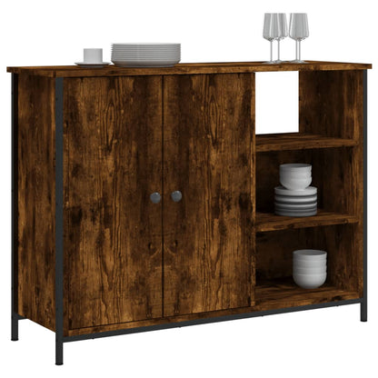 Sideboard Räuchereiche 100x33x75 cm Holzwerkstoff