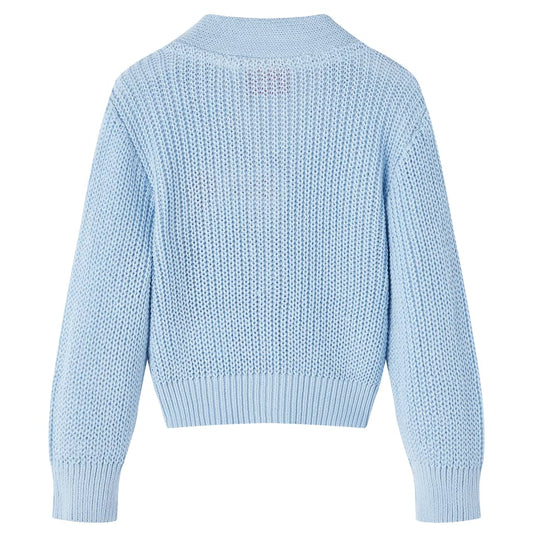 Kinder-Strickjacke Blau 92