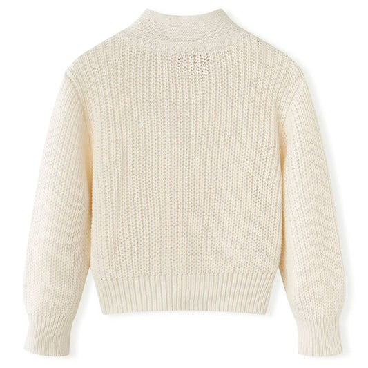 Kinder-Strickjacke Schneeweiß 92