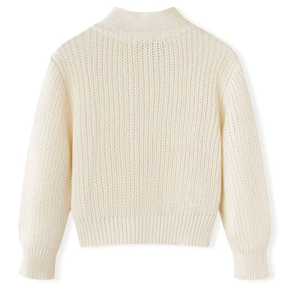Kinder-Strickjacke Schneeweiß 128