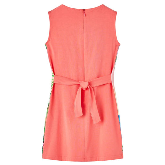 Kinderkleid Korallenrosa 104