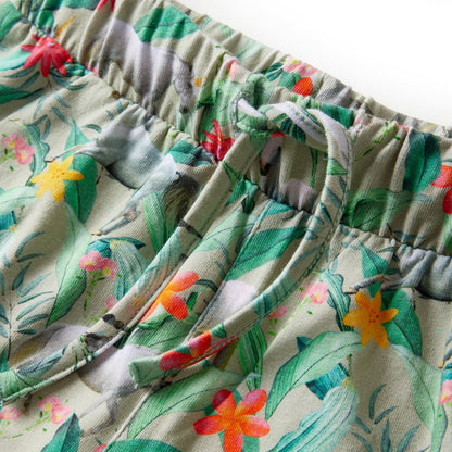 Kindershorts mit Kordelzug Hellkhaki 140