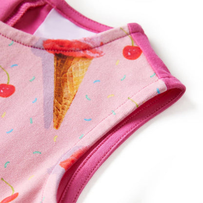 Kinderkleid Knallrosa 92