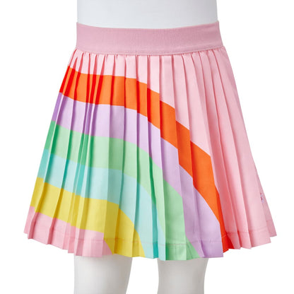 Kinder-Faltenrock Hellrosa 128