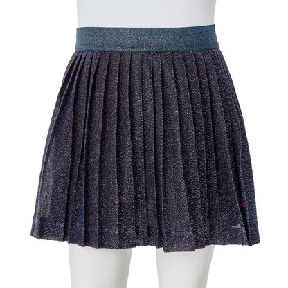 Kinderrock mit Glitzer Marineblau 92