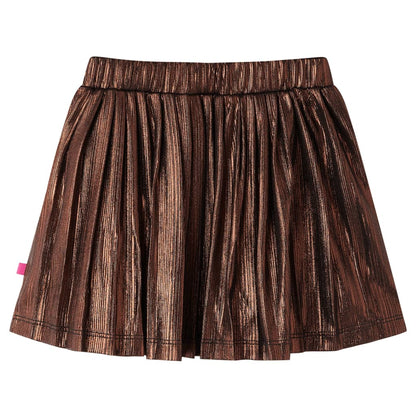 Kinderrock mit Glitzer Cognac 92