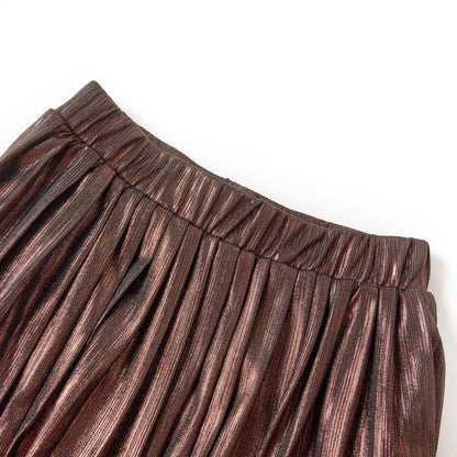 Kinderrock mit Glitzer Cognac 140
