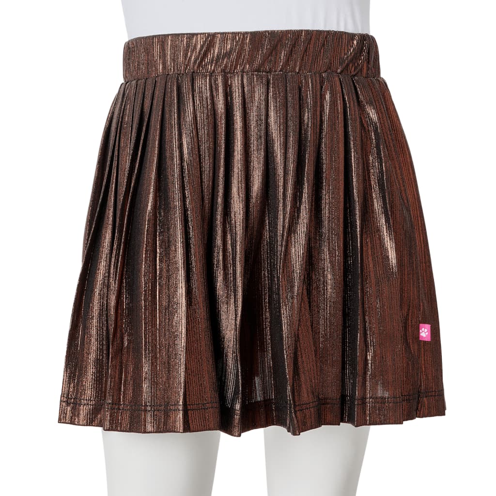 Kinderrock mit Glitzer Cognac 140