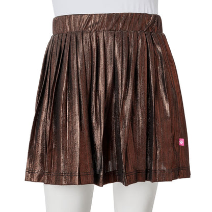 Kinderrock mit Glitzer Cognac 140
