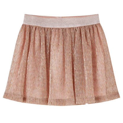 Kinderrock mit Glitzer Zartrosa 128