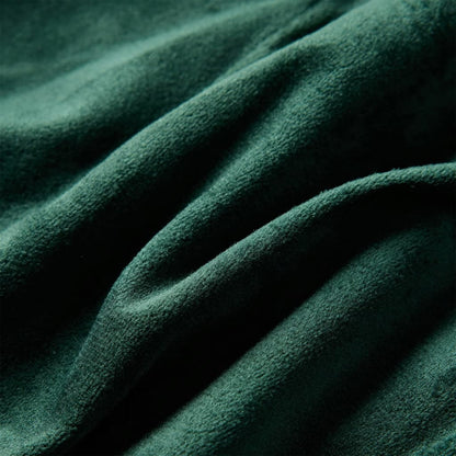 Kinderbluse mit Rüschen Dunkelgrün 128