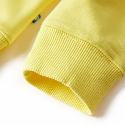 Kinder-Sweatshirt Hellgelb 128
