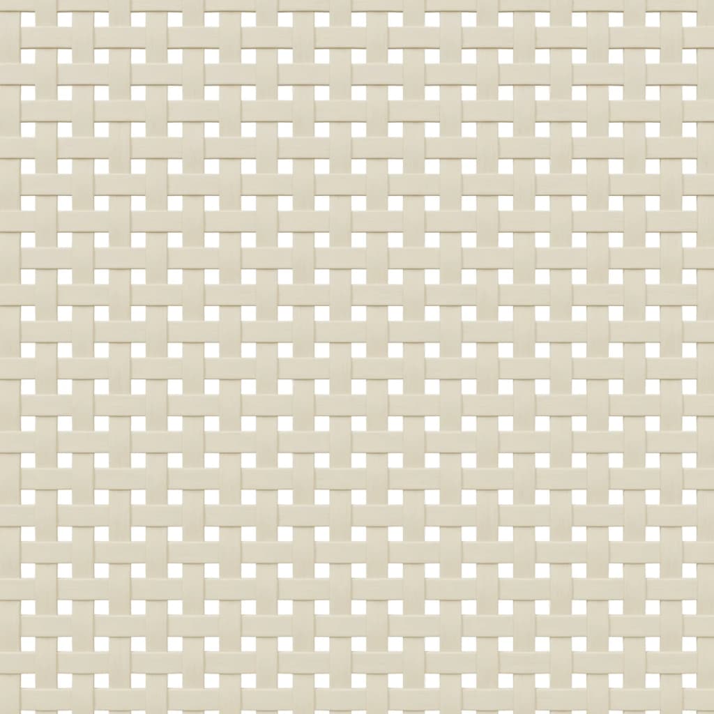 Skænk SENJA Rattan-Look Sort 80x40x80 cm Fyrretræ