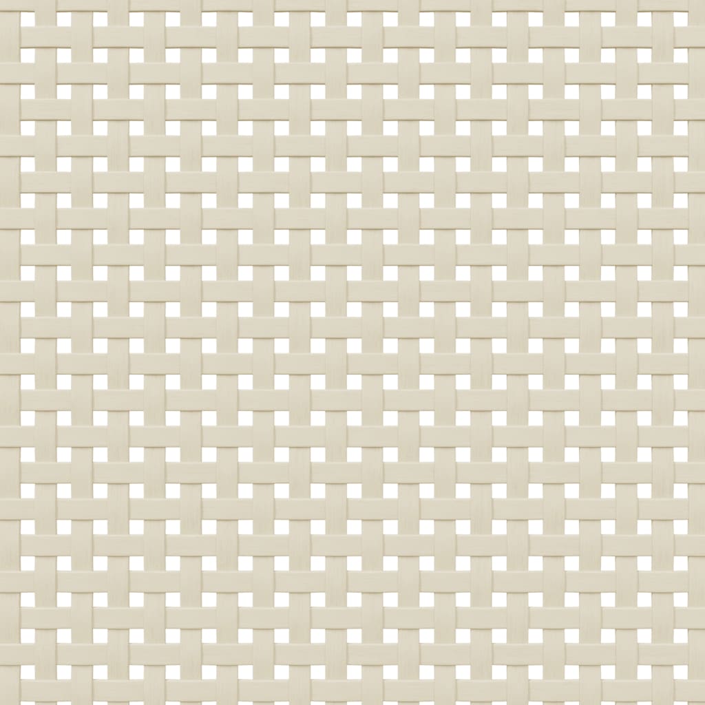 Schubladenkommode SENJA Rattan-Look Braun 80x40x80 Kiefernholz