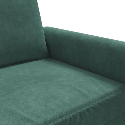 Sessel Dunkelgrün 60 cm Samt