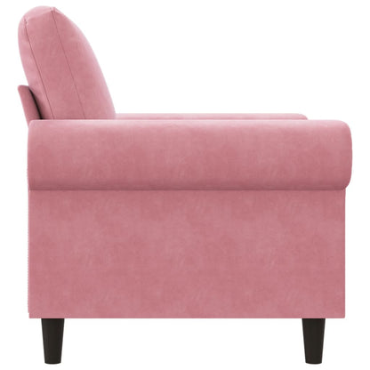 Sessel Rosa 60 cm Samt