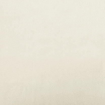 2-Sitzer-Sofa Creme 120 cm Samt