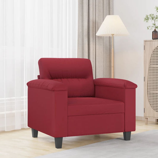 Sessel Weinrot 60 cm Kunstleder