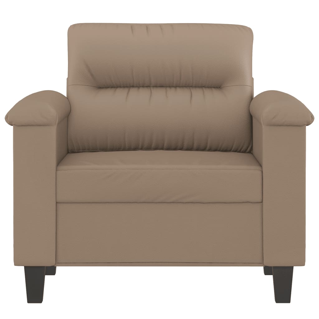 Sessel Cappuccino-Braun 60 cm Kunstleder