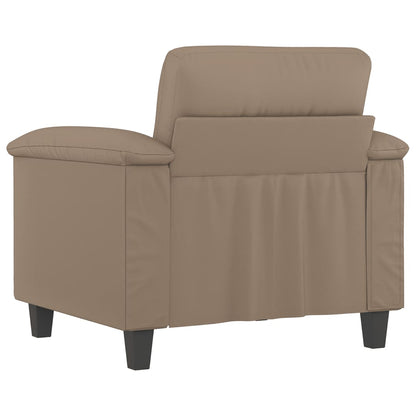 Sessel Cappuccino-Braun 60 cm Kunstleder