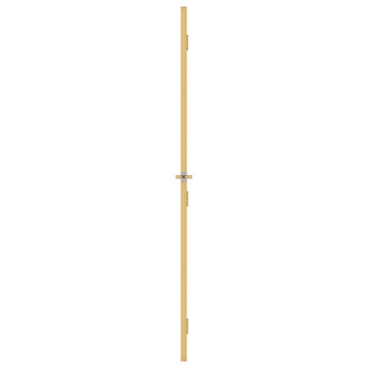 Innentür Schlank Golden 83x201,5 cm Hartglas und Aluminium