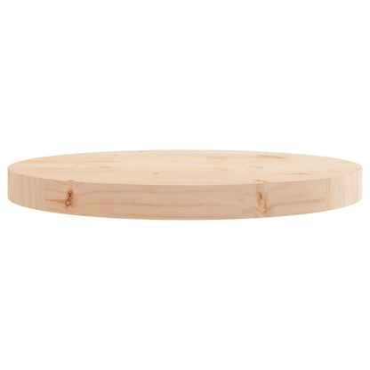 Tischplatte Rund Ø40x3 cm Massivholz Kiefer