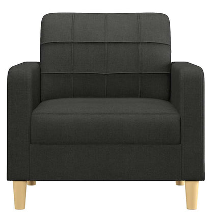 Sofasessel Schwarz 60 cm Stoff