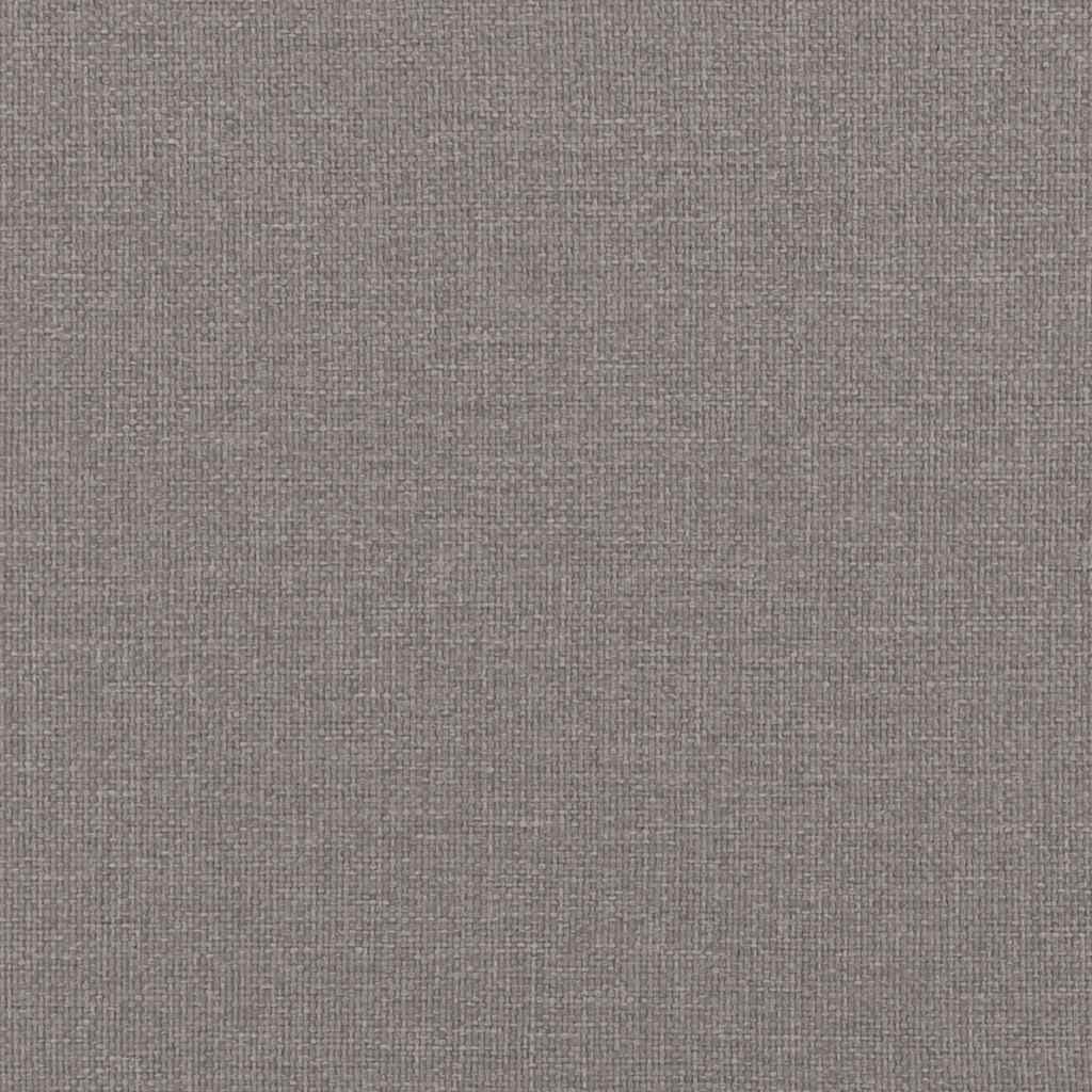 2-Sitzer-Sofa Taupe 140 cm Stoff