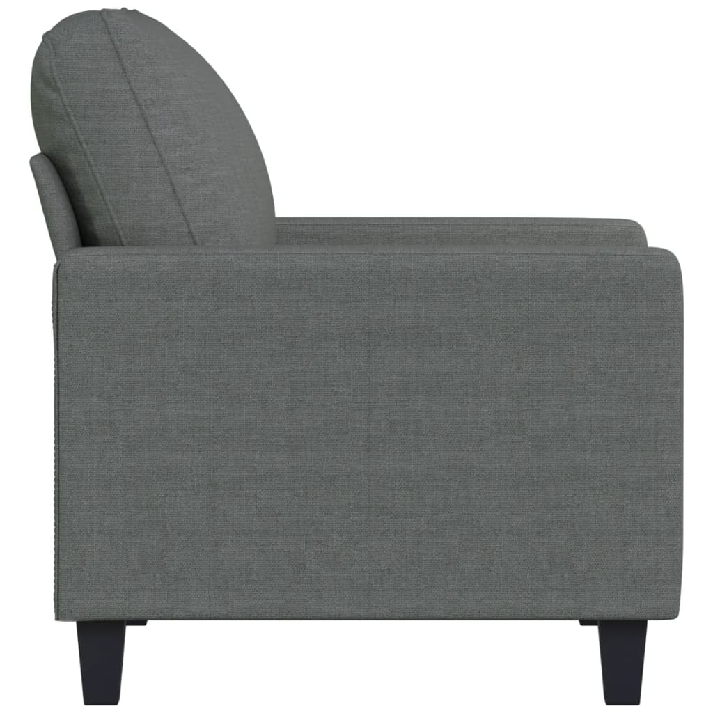 Sofastol Mørkegrå 60 cm Stof