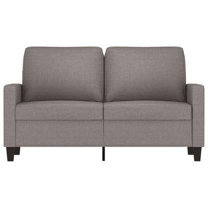 2-Sitzer-Sofa Taupe 120 cm Stoff