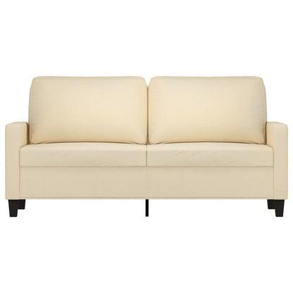 2-personers sofa creme 140 cm stof