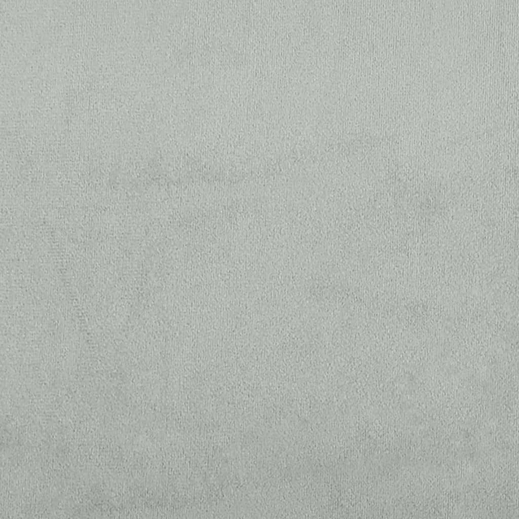 Sessel Hellgrau 60 cm Samt