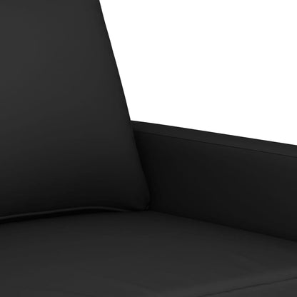 2-personers sofa sort 140 cm fløjl