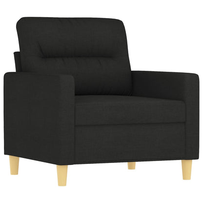 Sofa Lænestol Sort 60 cm Stof