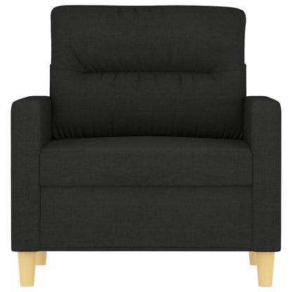 Sofa Lænestol Sort 60 cm Stof