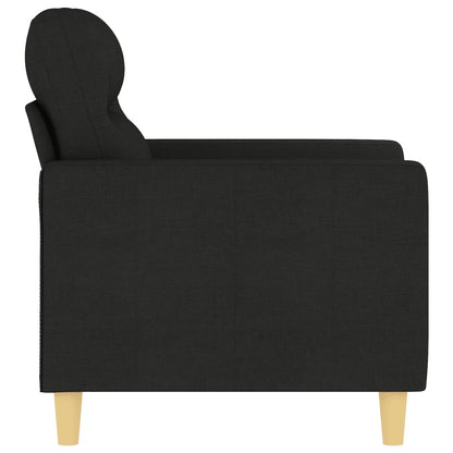 Sofa Lænestol Sort 60 cm Stof