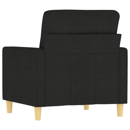 Sofa Lænestol Sort 60 cm Stof
