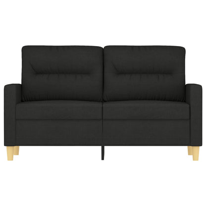 2-personers sofa sort 120 cm stof