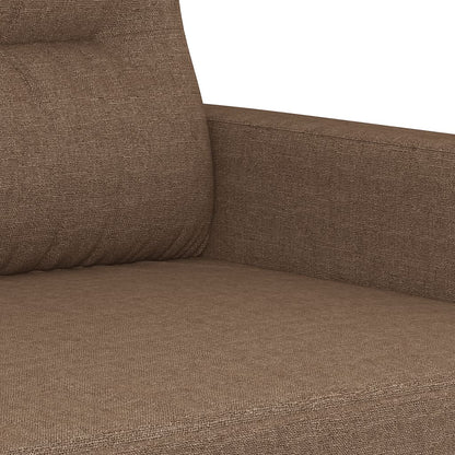 2-personers sofa brun 140 cm stof