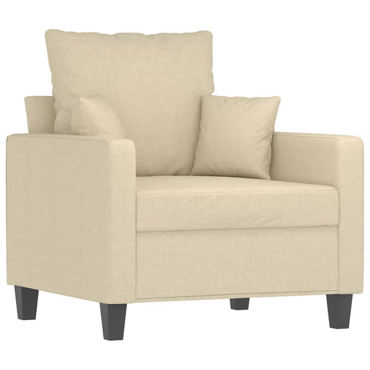 Sessel Creme 60 cm Stoff