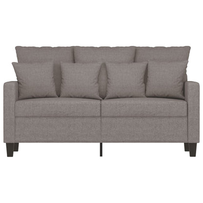 2-personers sofa taupe 120 cm stof