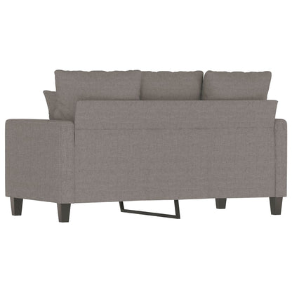2-personers sofa taupe 120 cm stof
