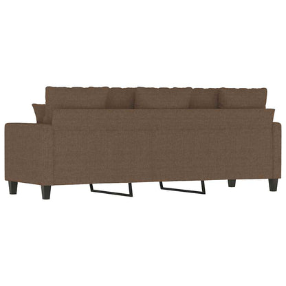 3-Sitzer-Sofa Braun 180 cm Stoff