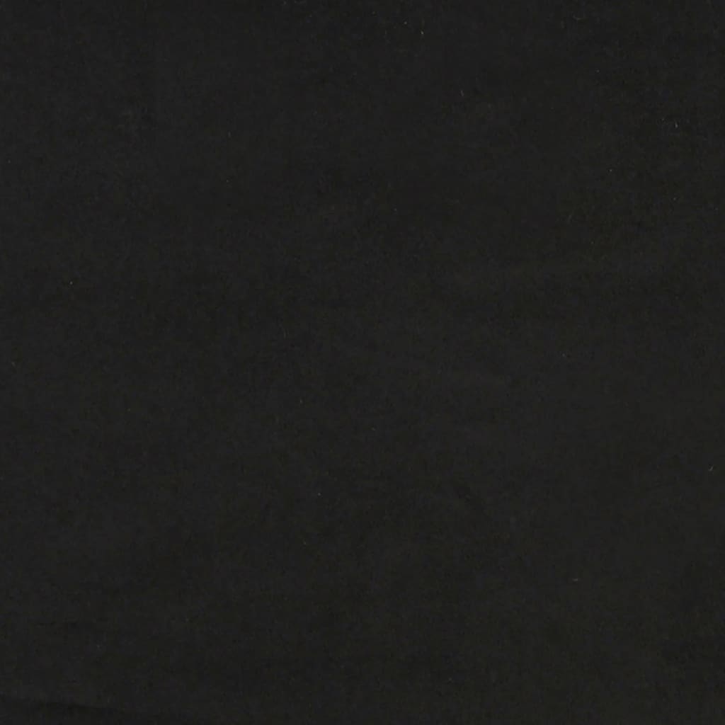 2-Sitzer-Sofa Schwarz 120 cm Samt