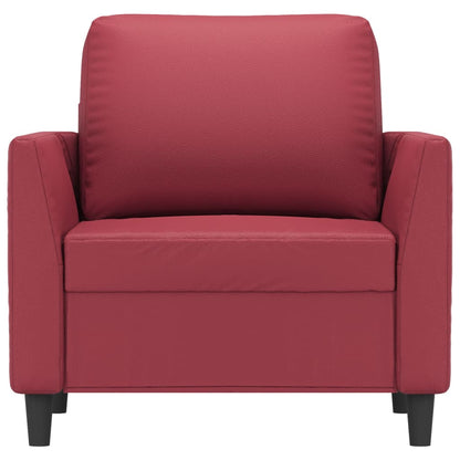 Sessel Weinrot 60 cm Kunstleder