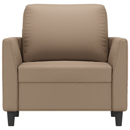 Sessel Cappuccino-Braun 60 cm Kunstleder