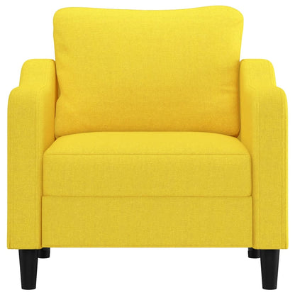 Lænestol Lysegul 60 cm Stof