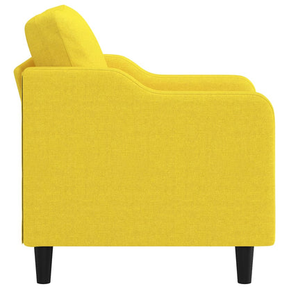 Lænestol Lysegul 60 cm Stof