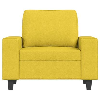 Lænestol Lysegul 60 cm Stof